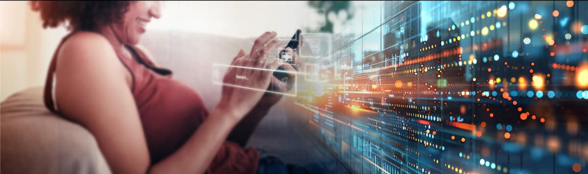 Banner showing Salesforce Data Cloud enabling predictive e-commerce and boosting customer loyalty.