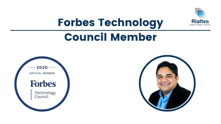 Rialtes CEO Ajay Tyagi accepted into Forbes Technology Council